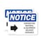 Signmission Contractor Material And Equipment Sign With Symbol, 10 in W x Rectangle, Vinyl Decal OS-2PACK-NS-D-710-L-10819 - alternate 1